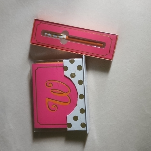 "W" Stationary Cards and Pen NWT - Picture 1 of 6